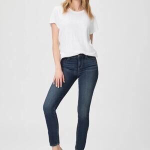 PAIGE Verdugo Crop Dark Wash Jeans - Women Size 29